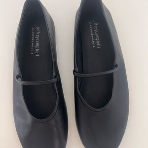 Jeffrey Campbell Classic Black Loafers